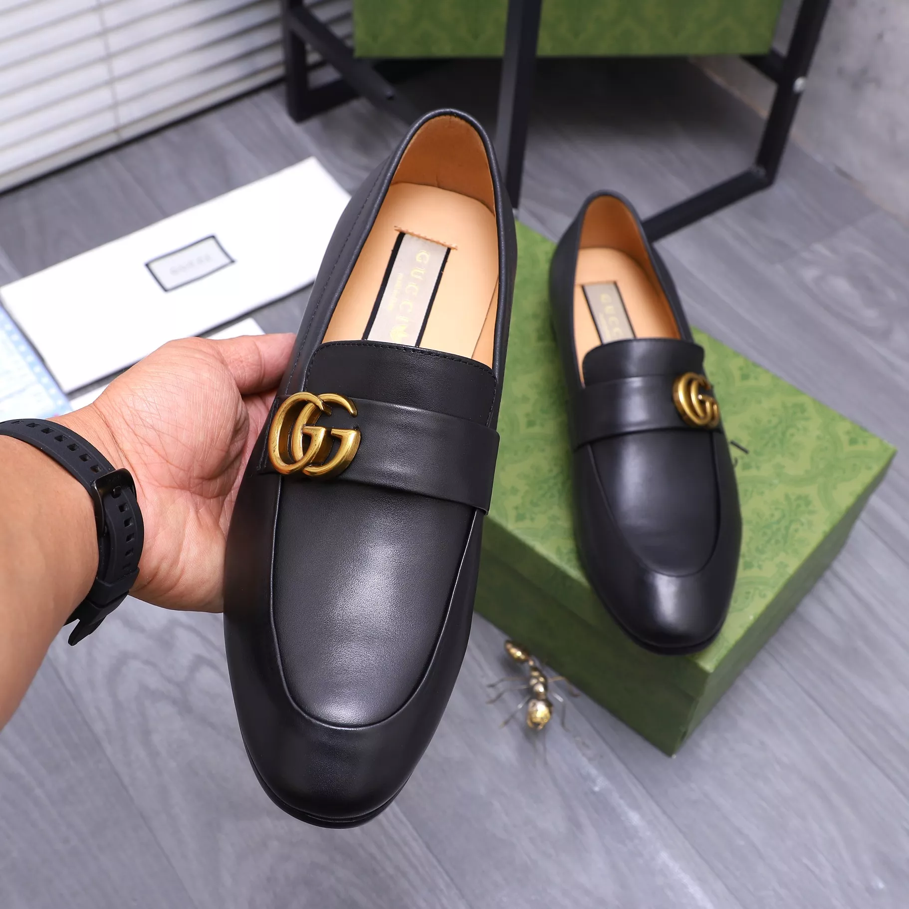 gucci oxfords chaussures pour homme s_12b47753